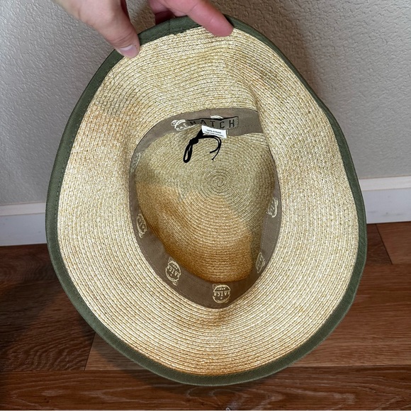 Hatch 100% Straw Bow Summer Beach Packable Hat, OS - Picture 8 of 11